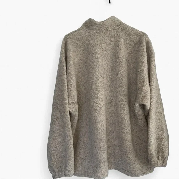 Sportsmaster Club Collection Apple logo Sherpa Pullover | Size L | Made in USA - Picture 5 of 8